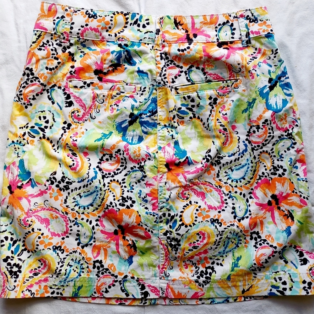 Christopher & Banks Floral Skort Skirt Size 4 - Picture 2 of 10